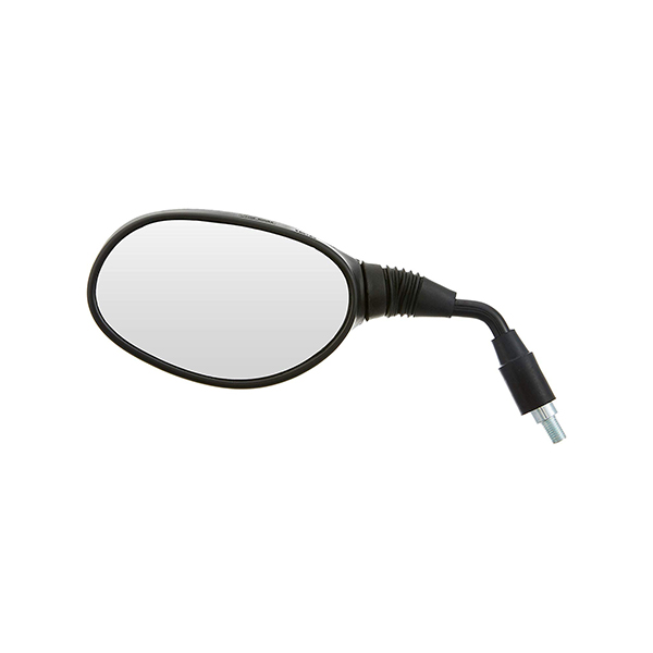 Uno Minda RV-5014R Shatterproof Glass Rear View Mirror(W/O Black Paint)-Right Hand For Hero Splendor Pro  